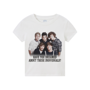 One Direction Crop Tee (White)